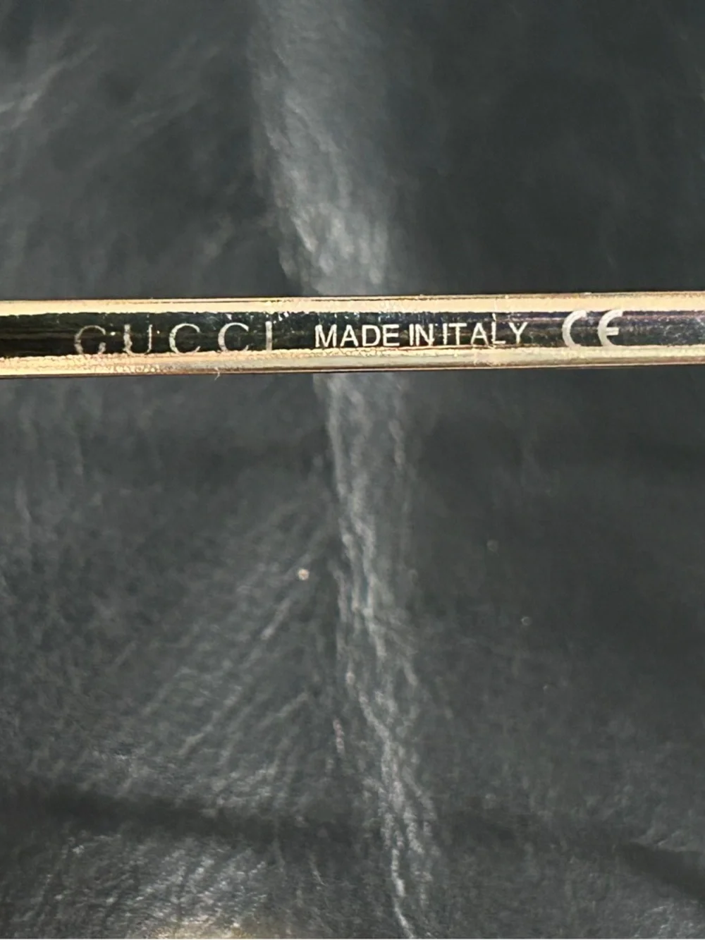 Gucci Gold Metal Aviator Sunglasses with Brown Lenses GG0138S - Picture 8 of 12